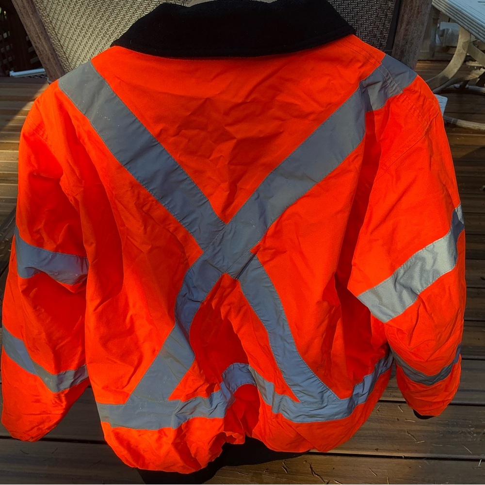 Hi-Visability Jacket With Hog Patch, - image 3